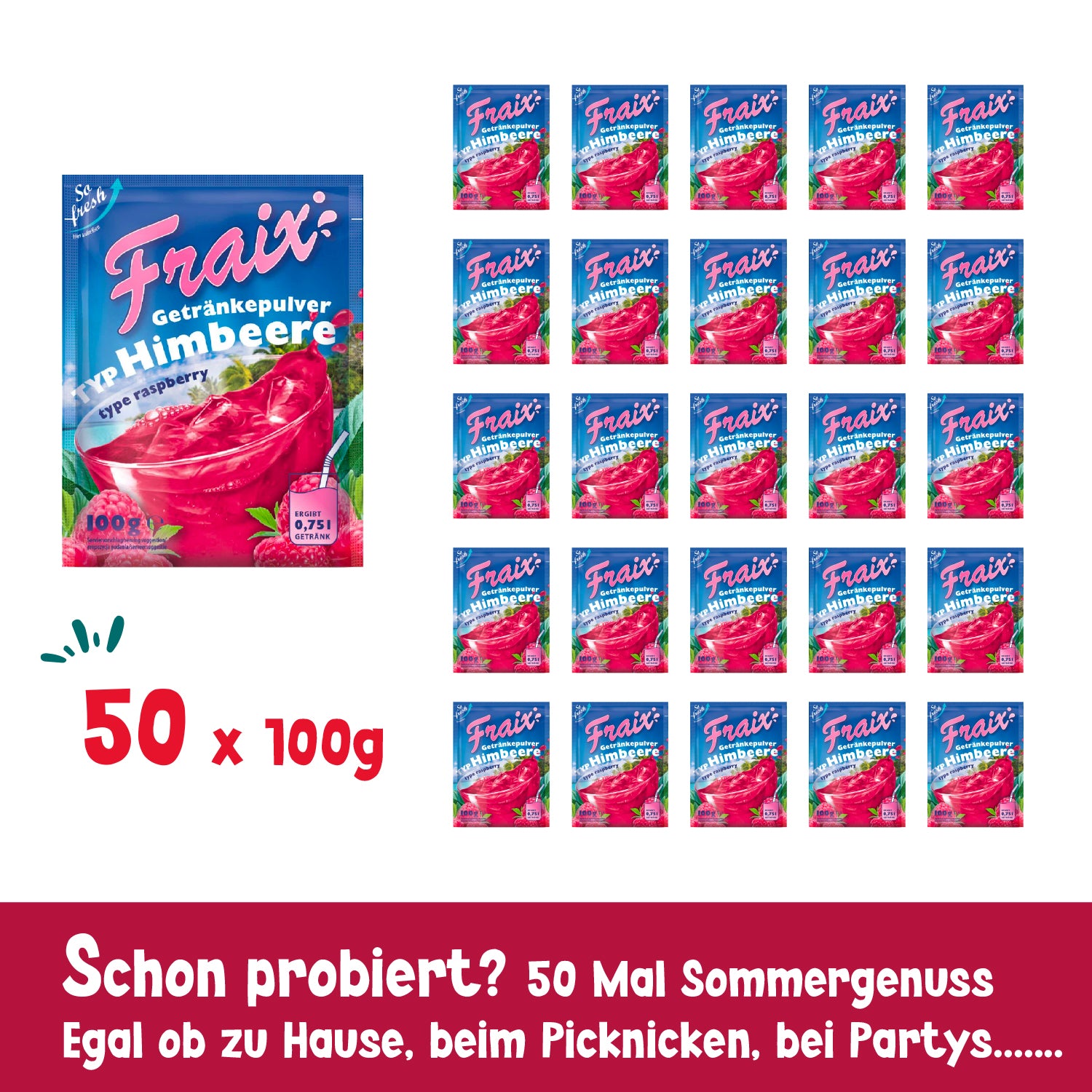 FRAIX Himbeere 50 x 100g