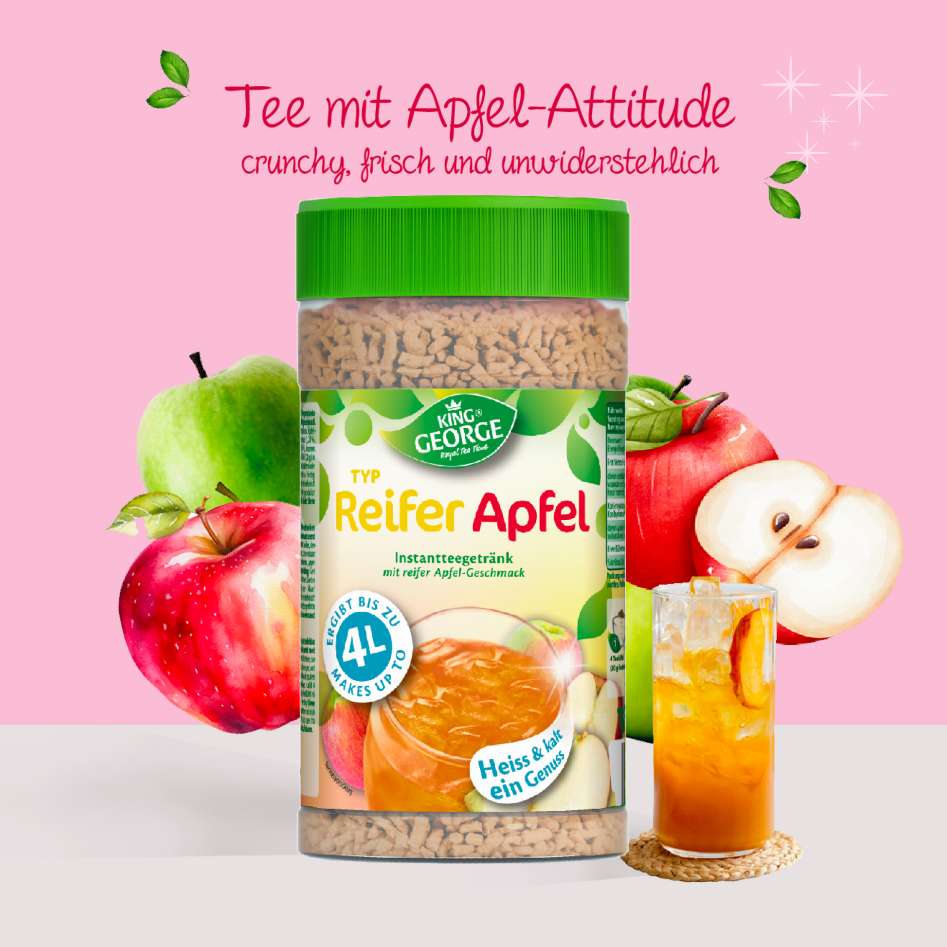 KING GEORGE reifer Apfel 400g - 12er Pack