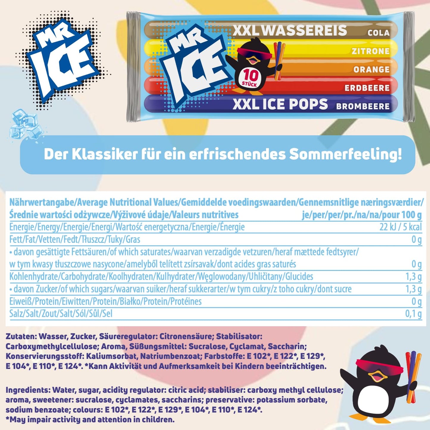 Wassereis XXL 15 x 600ml