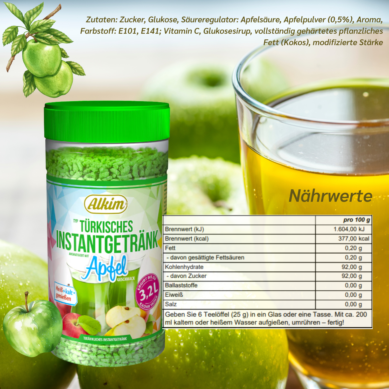 ALKIM Apfel 12 x 400g