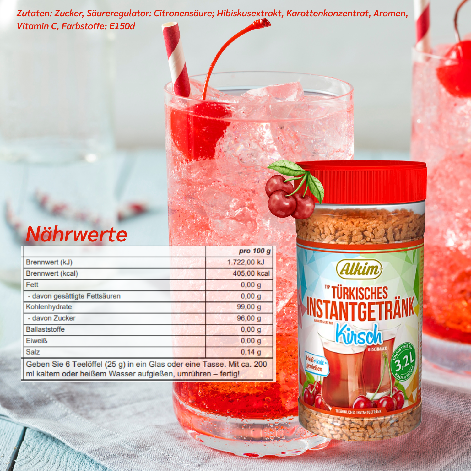 ALKIM Kirsche 12 x 400g