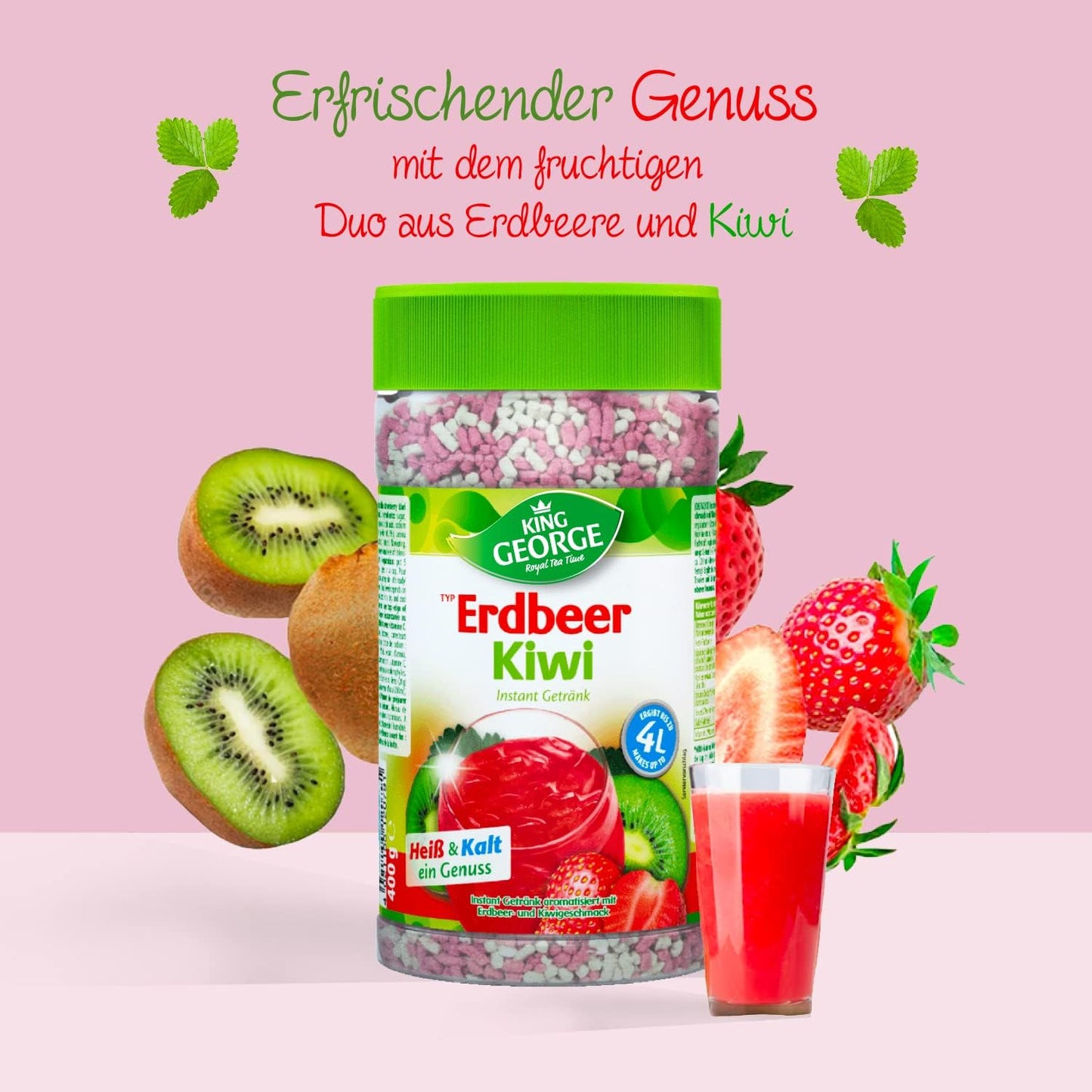 KING GEORGE Erdbeer Kiwi 400g