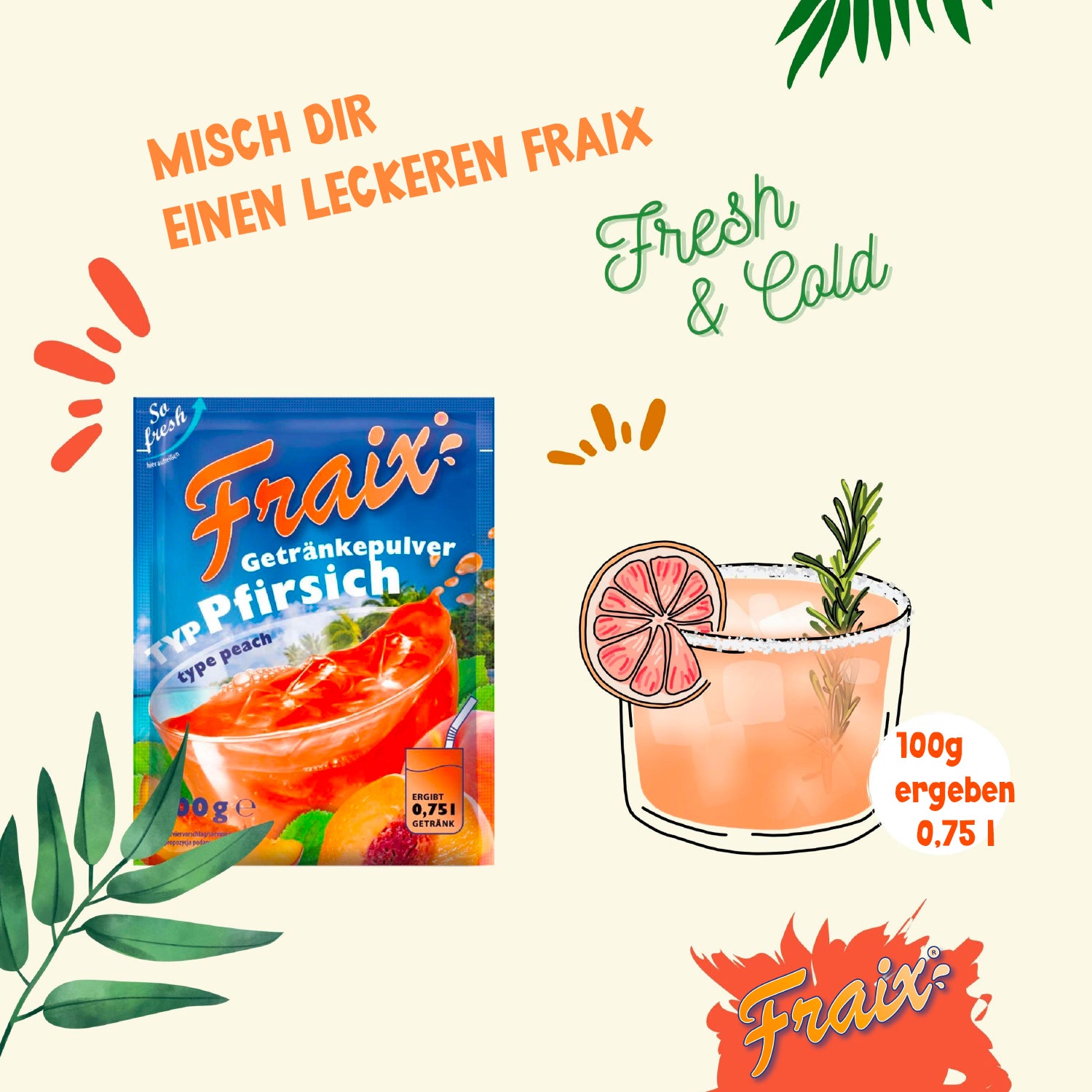 FRAIX Pfirsich 50 x 100g