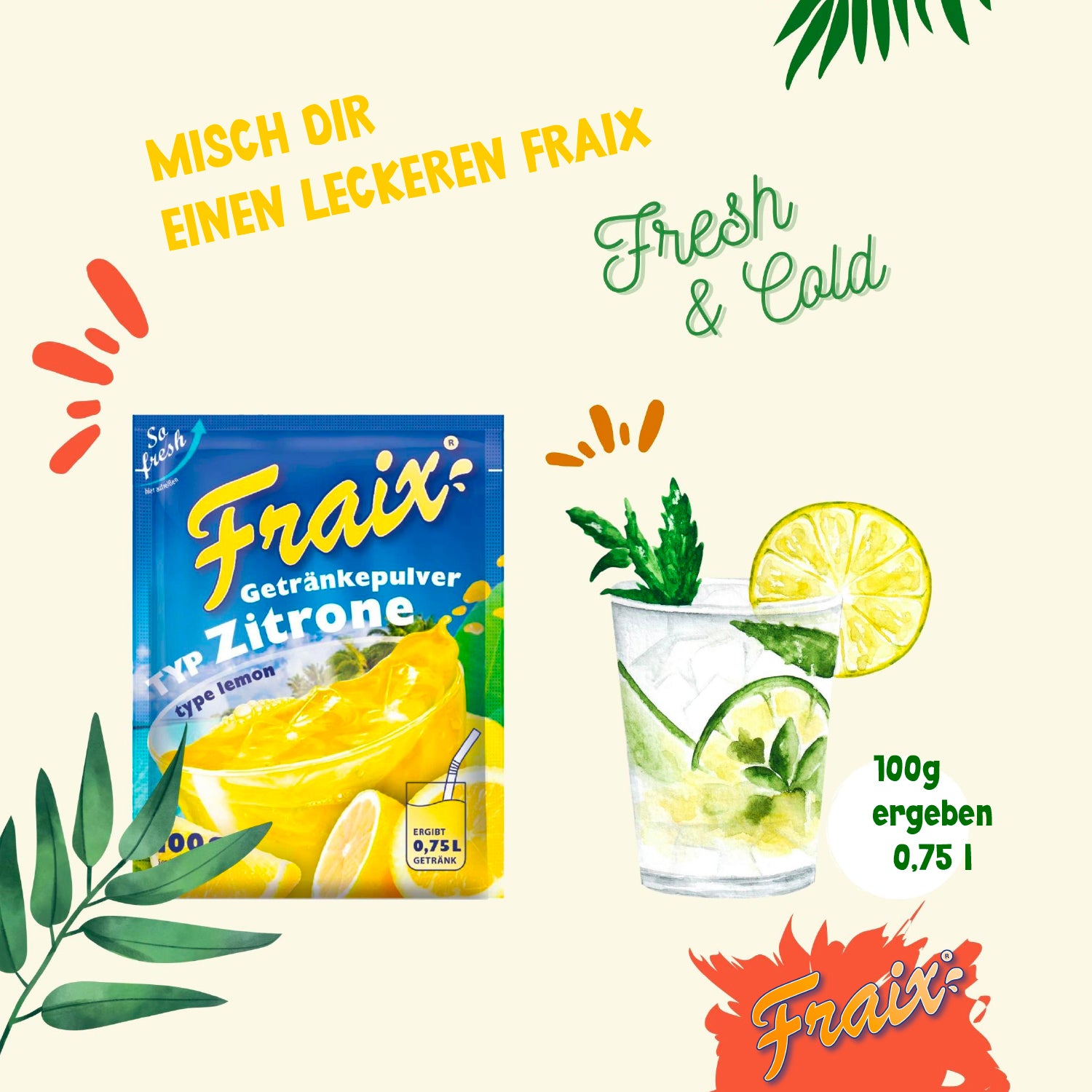 FRAIX Zitrone 50 x 100g