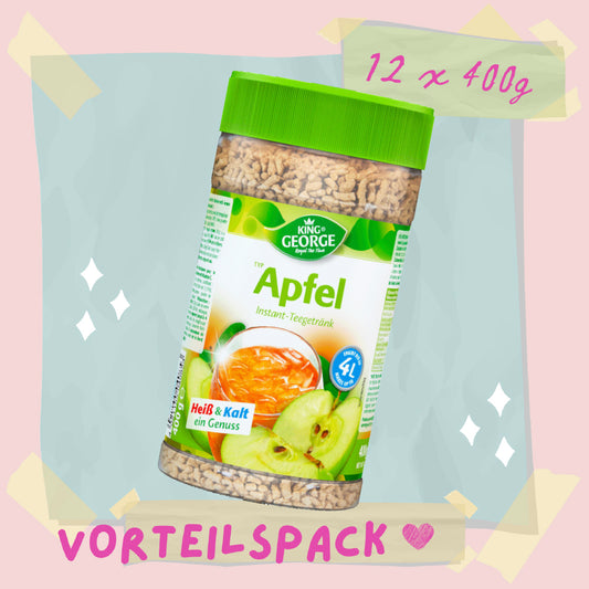 KING GEORGE Apfel 400g - 12er Pack
