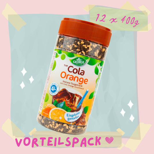 KING GEORGE Cola Orange 400g - 12er Pack