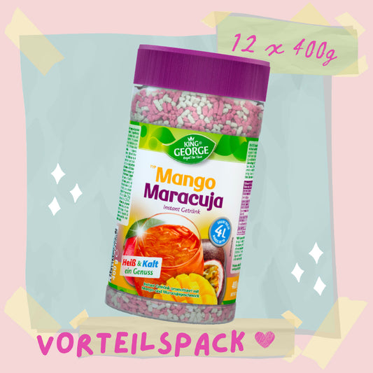 KING GEORGE Mango Maracuja 400g - 12er Pack