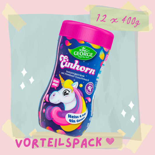 KING GEORGE Einhorn - Pink Unicorn 400g - 12er Pack