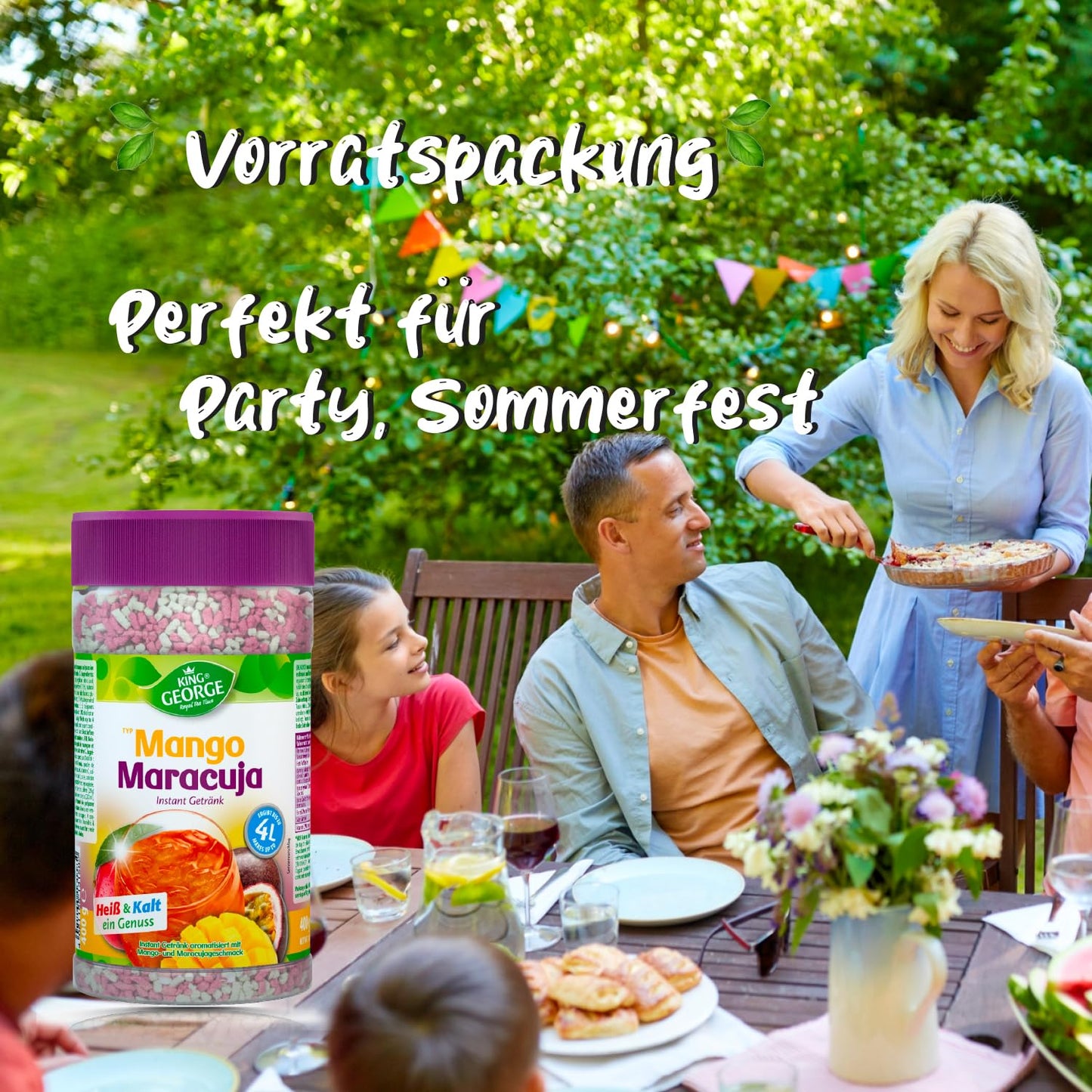 KING GEORGE Mango Maracuja 400g