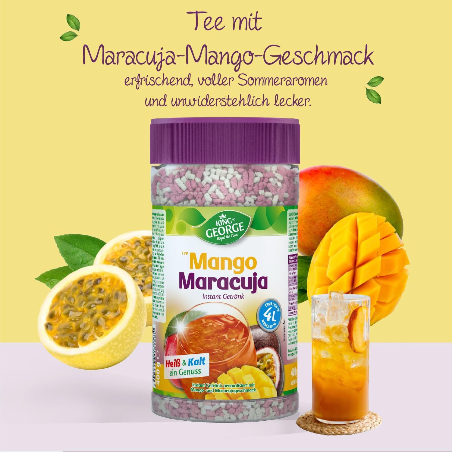 KING GEORGE Mango Maracuja 400g