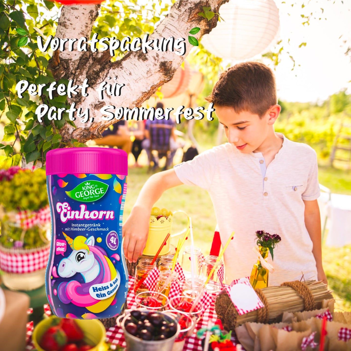KING GEORGE Einhorn - Pink Unicorn 400g