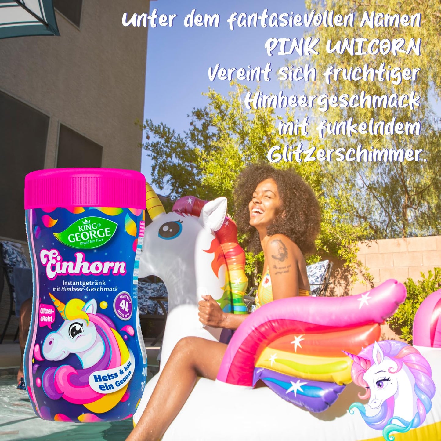 KING GEORGE Einhorn - Pink Unicorn 400g