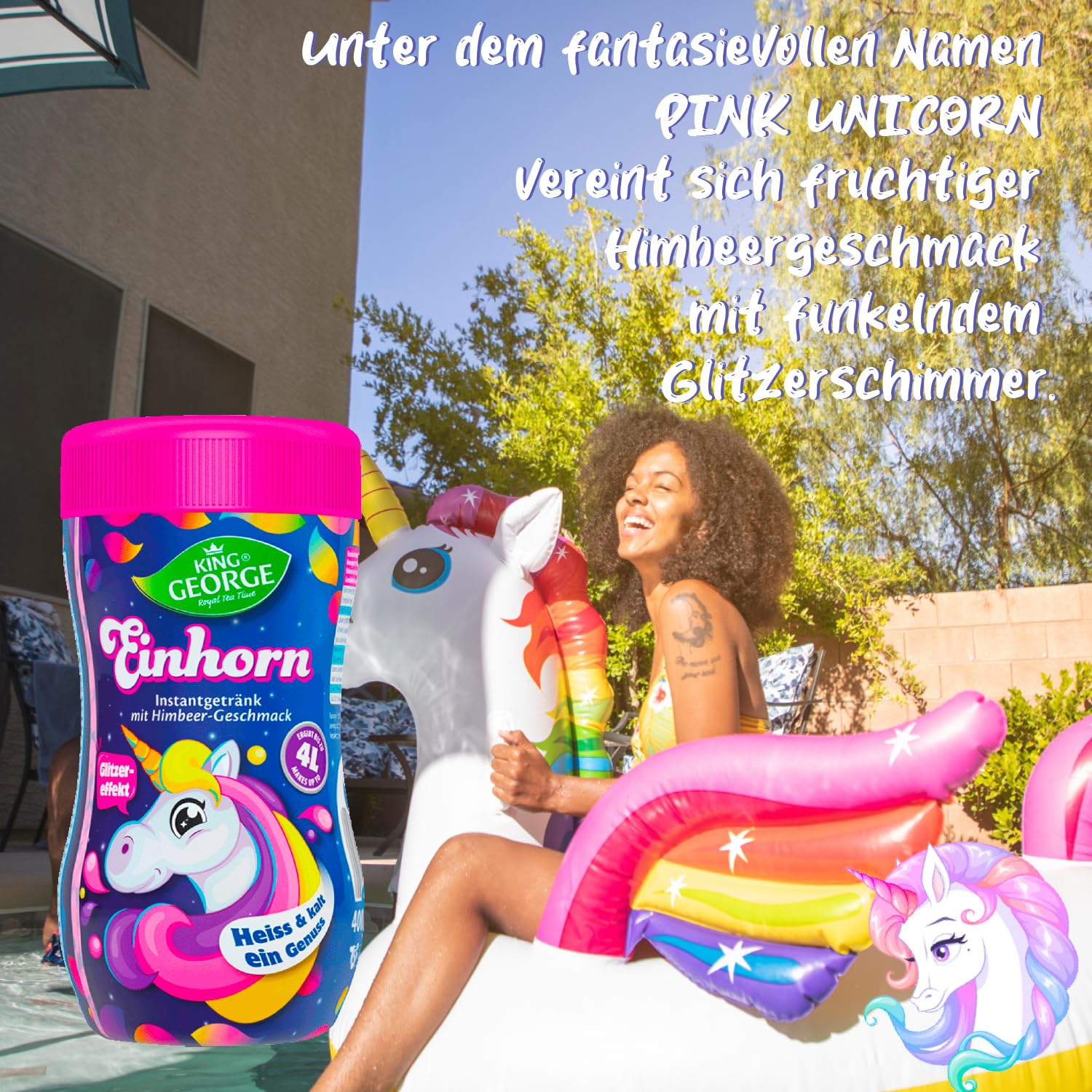 KING GEORGE Einhorn - Pink Unicorn 400g