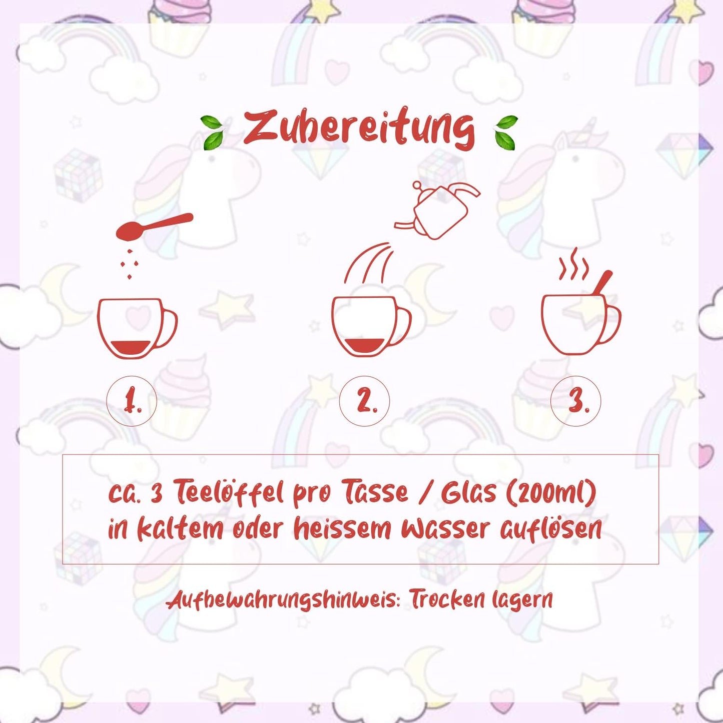 KING GEORGE Einhorn - Pink Unicorn 400g