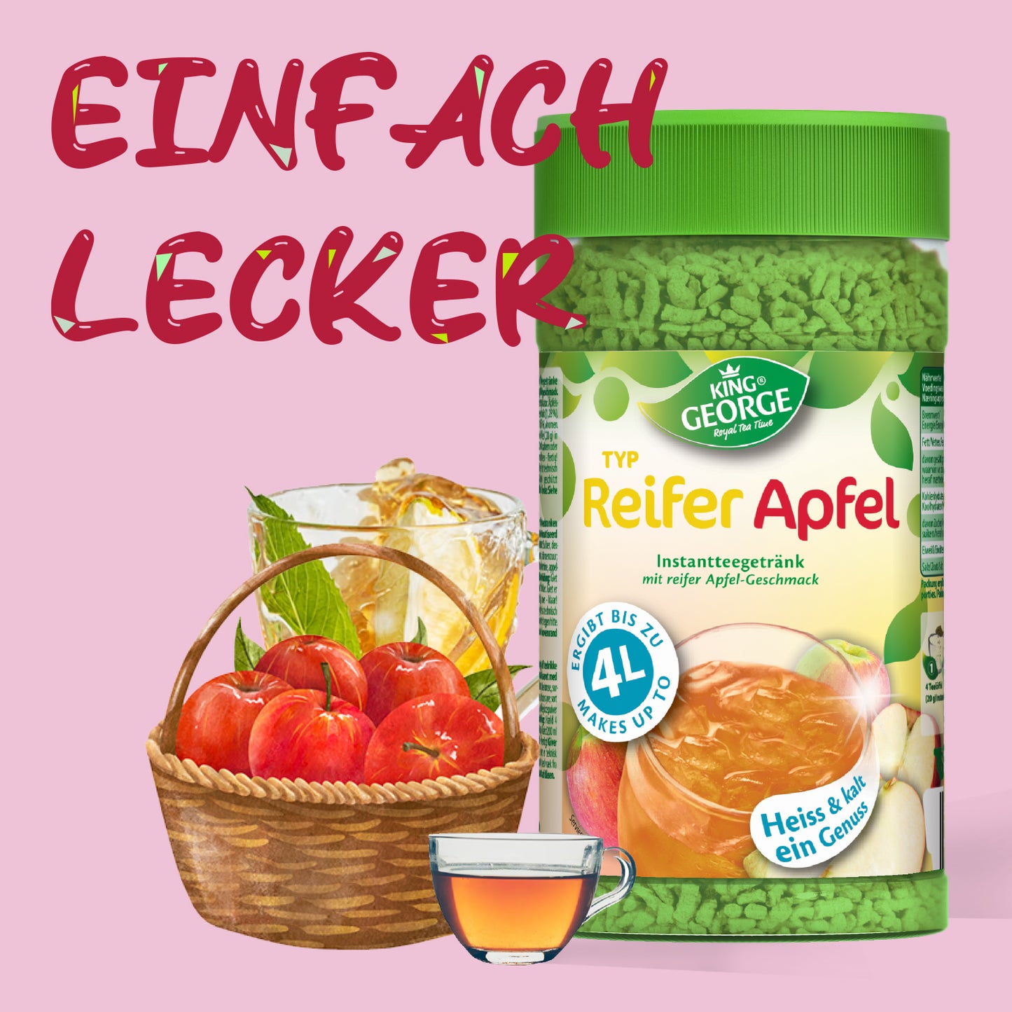 KING GEORGE reifer Apfel 400g