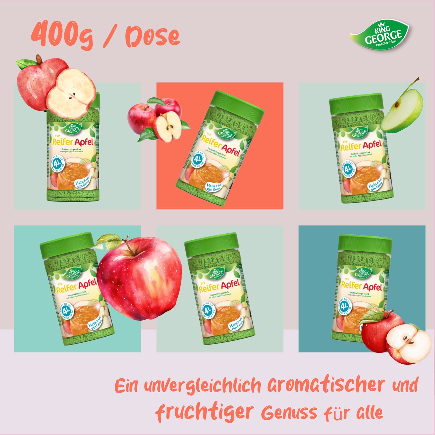 KING GEORGE reifer Apfel 400g