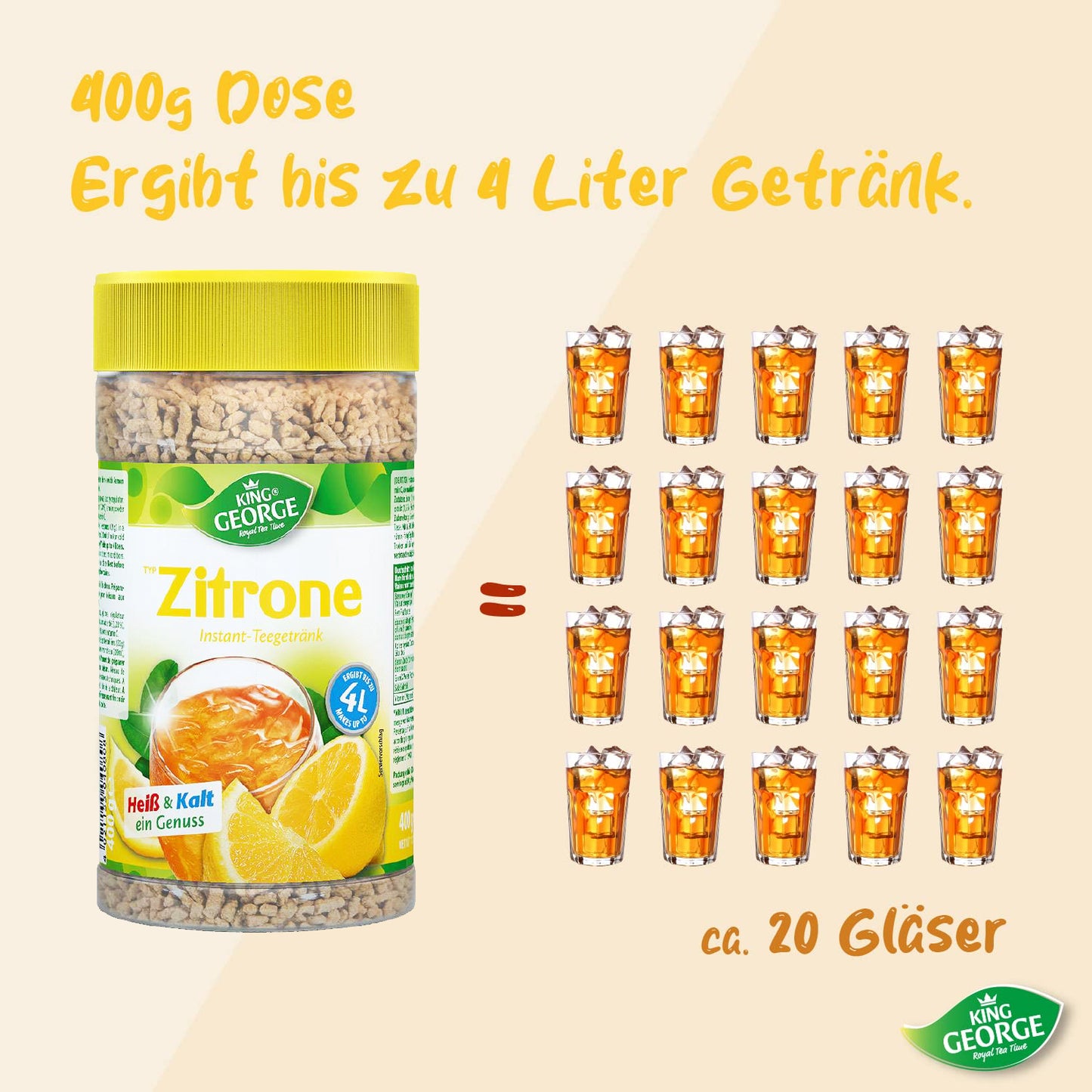KING GEORGE Zitrone 400g