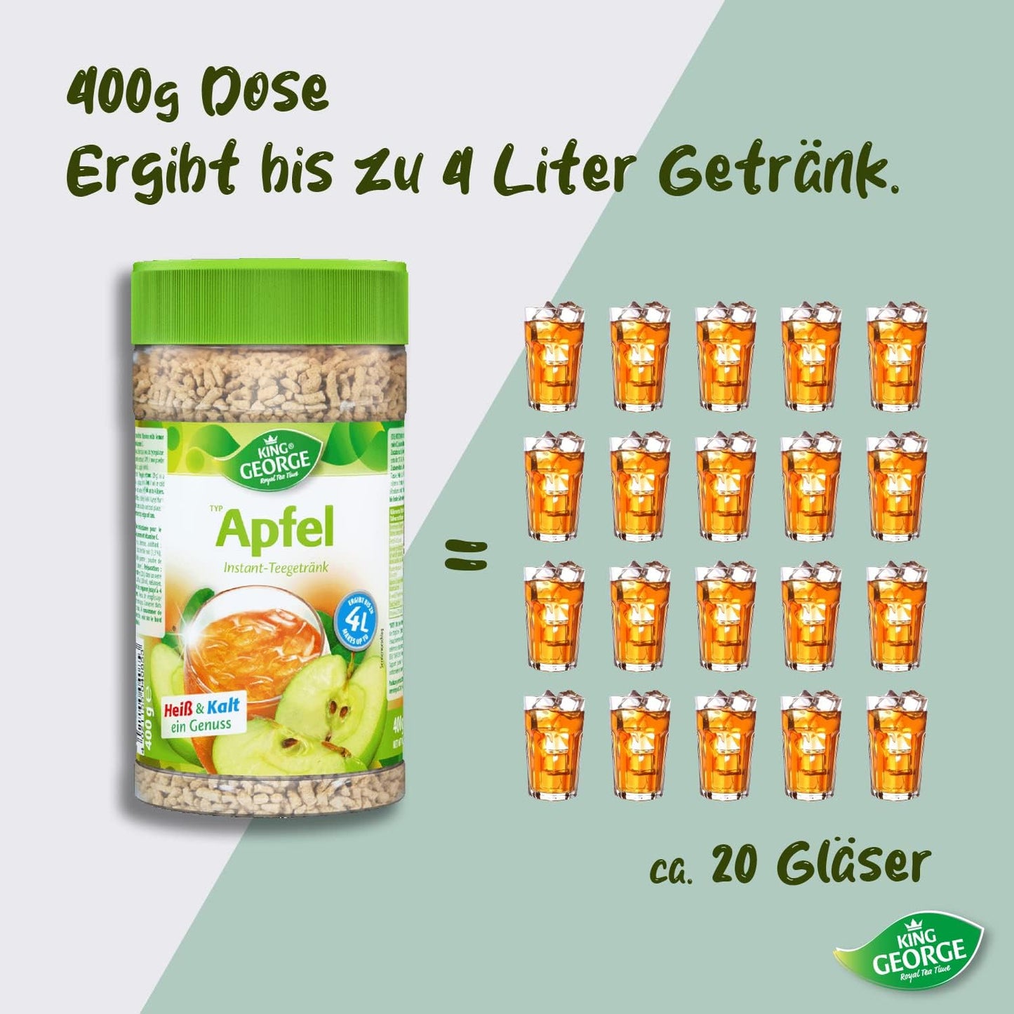 KING GEORGE Apfel 400g