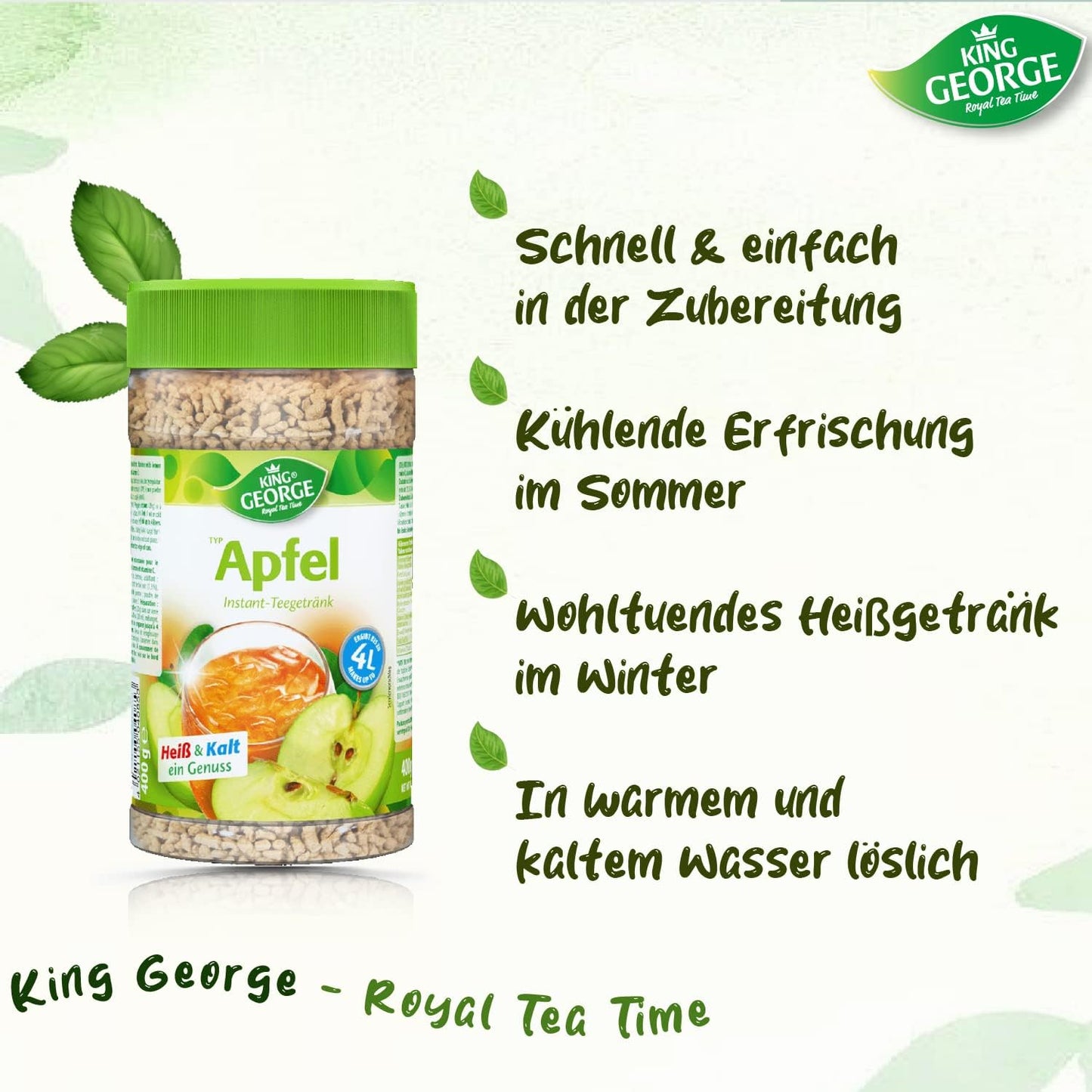 KING GEORGE Apfel 400g